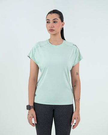 Round Neck Tee - Silt Green