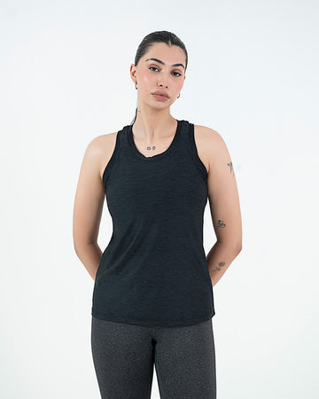 Tank top - Black Marl Heather