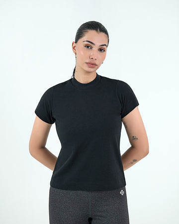 Crew Neck Tee - Black