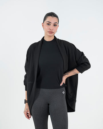 Signature Cape in Cotton - Black