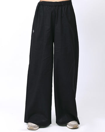 Relaxed Linen Pant - Black