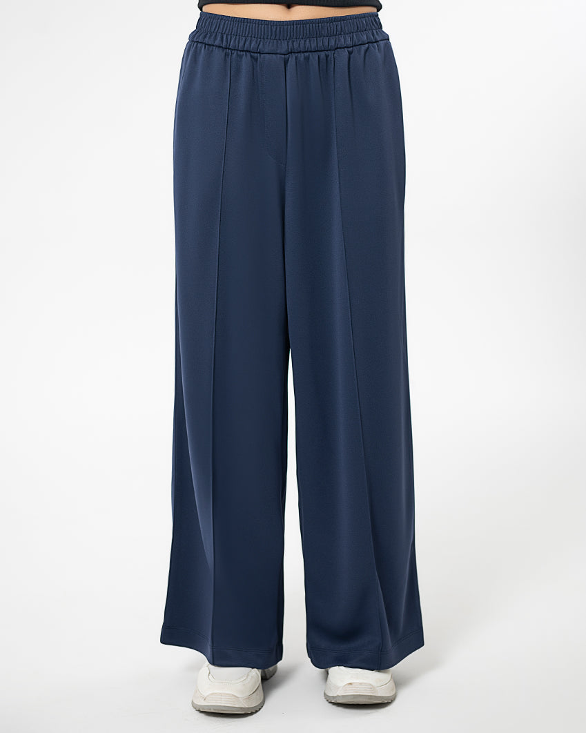 Wide Leg Trouser - Pageant Blue