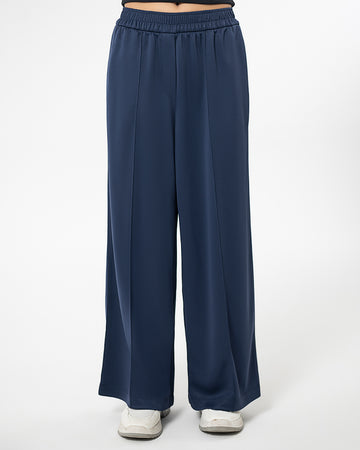 Wide Leg Trouser - Pageant Blue