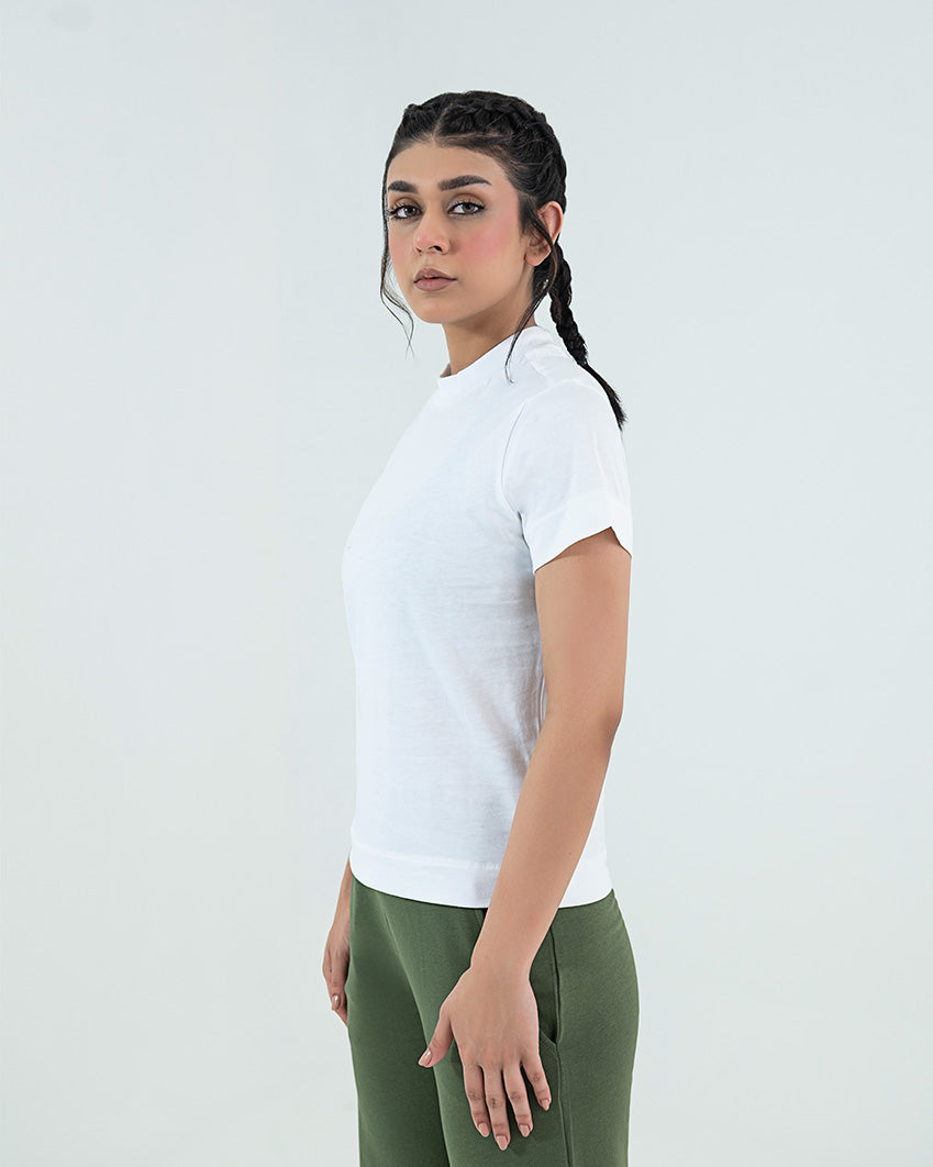 Crew Neck Tee - White