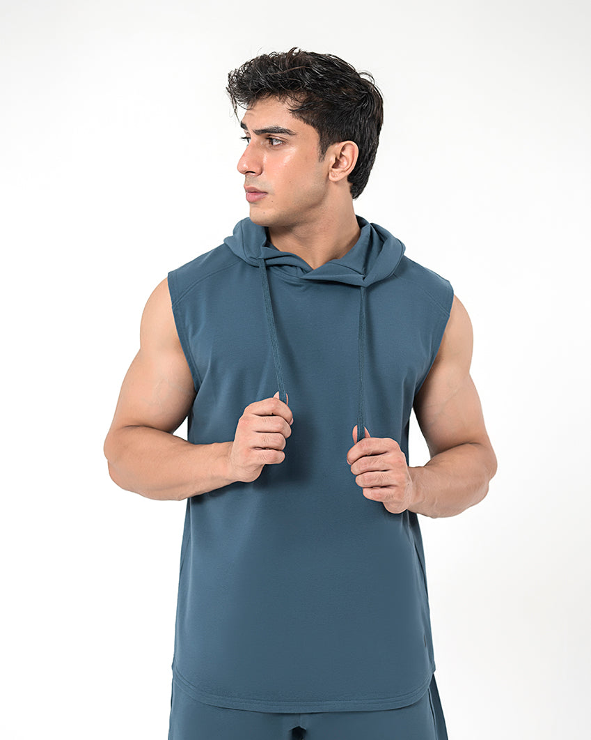 Sleeveless Hoodie - Bering Sea