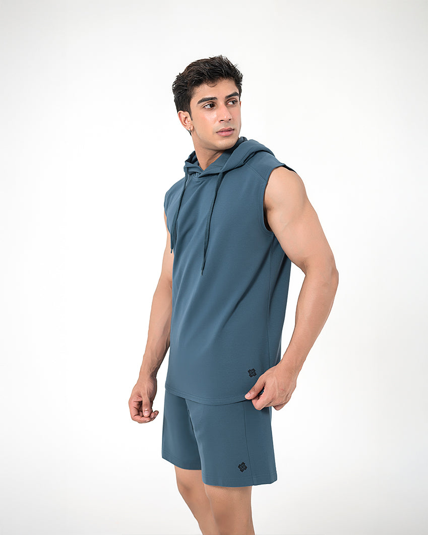 Sleeveless Hoodie - Bering Sea