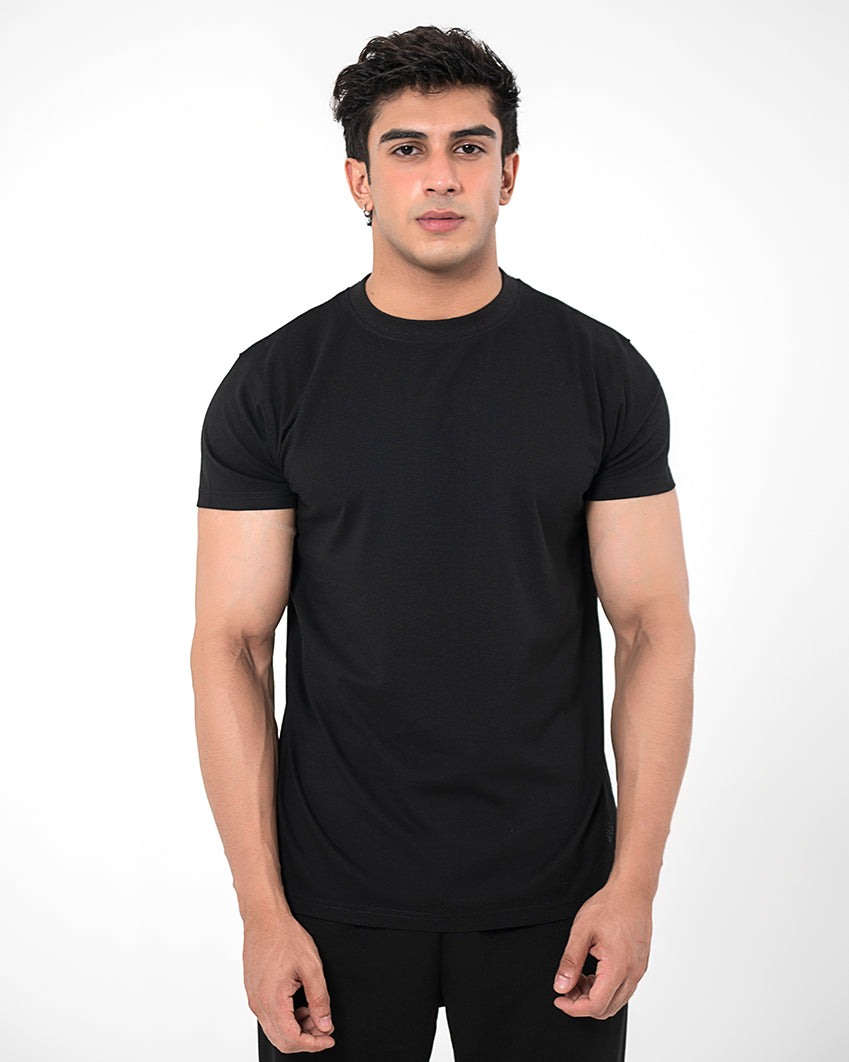 Crew Neck Tee - Black
