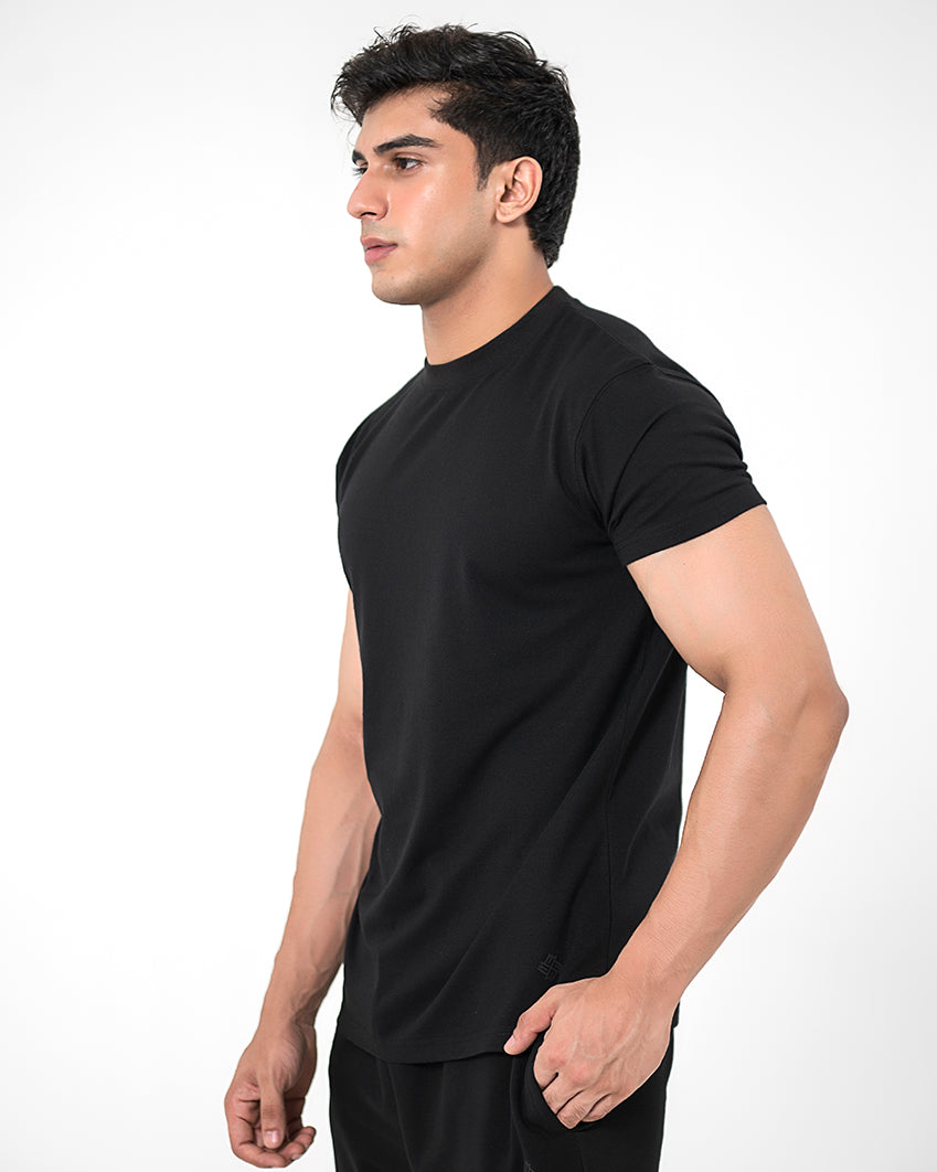 Crew Neck Tee - Black
