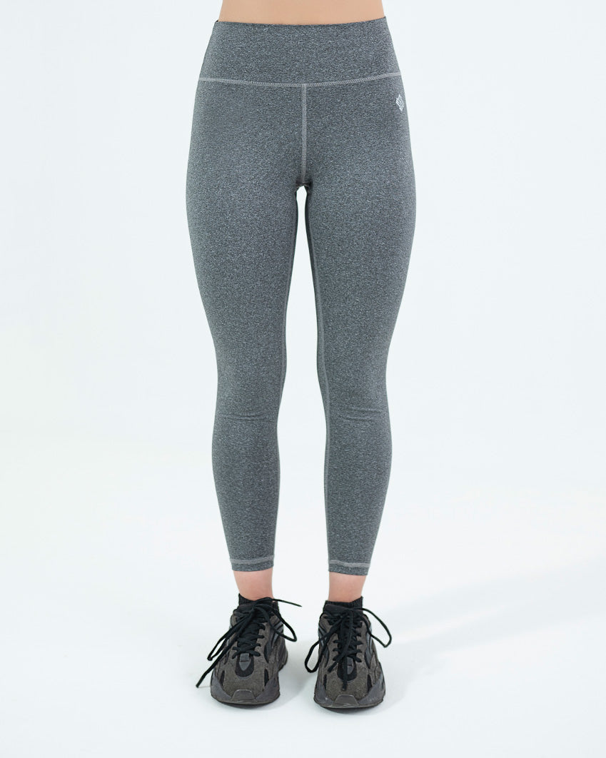 Active-wear Tights - Dark Grey Mélange