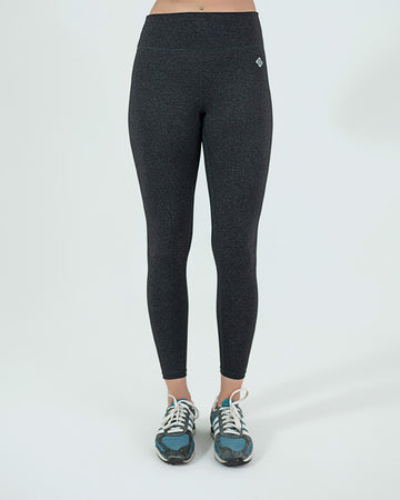 Active-wear Tights - Mélange Charcoal