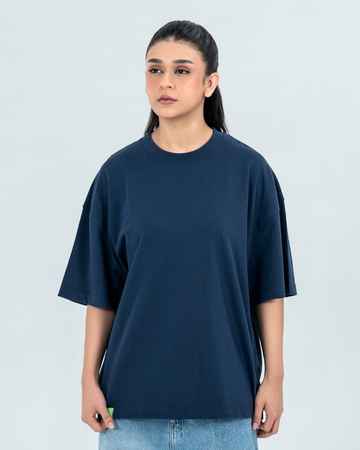 Everyday Cotton Tee - Pagent blue