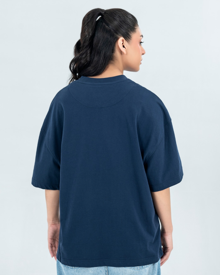 Everyday Oversized Tee - Pagent blue (6)
