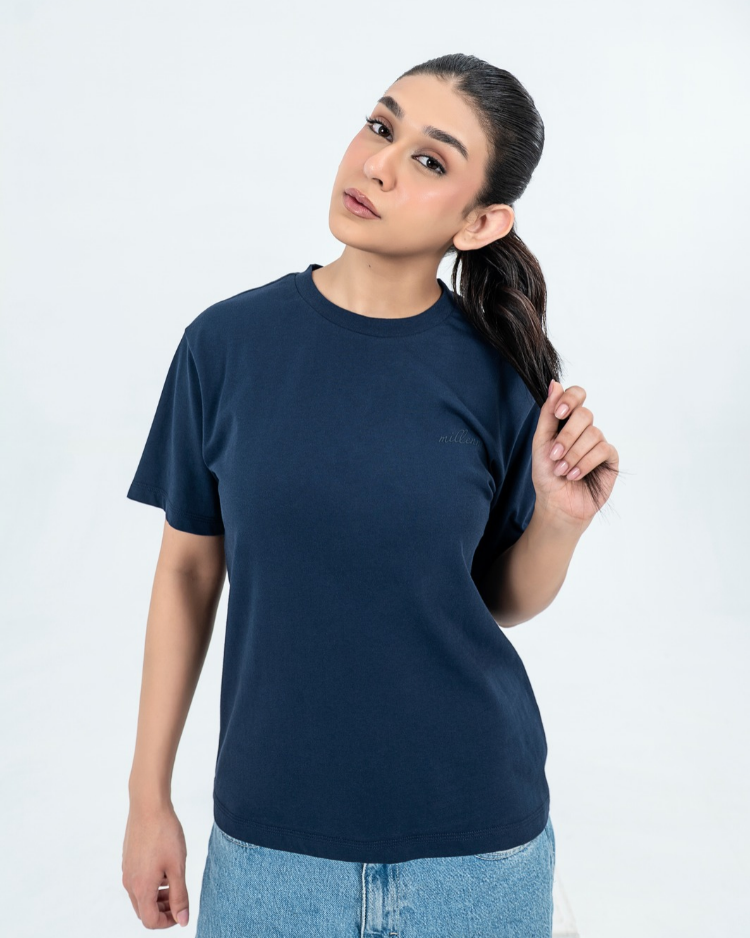 Everyday Cotton Tee - Pagent blue (5)