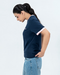 Essential Contrast Tee - Pagent blue (3)