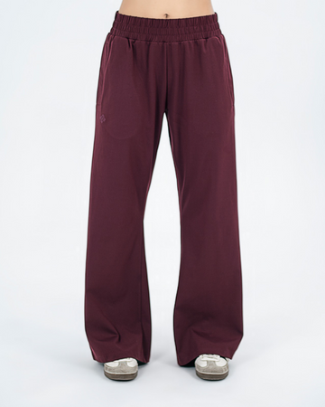 Wide Leg Pant - Maroon