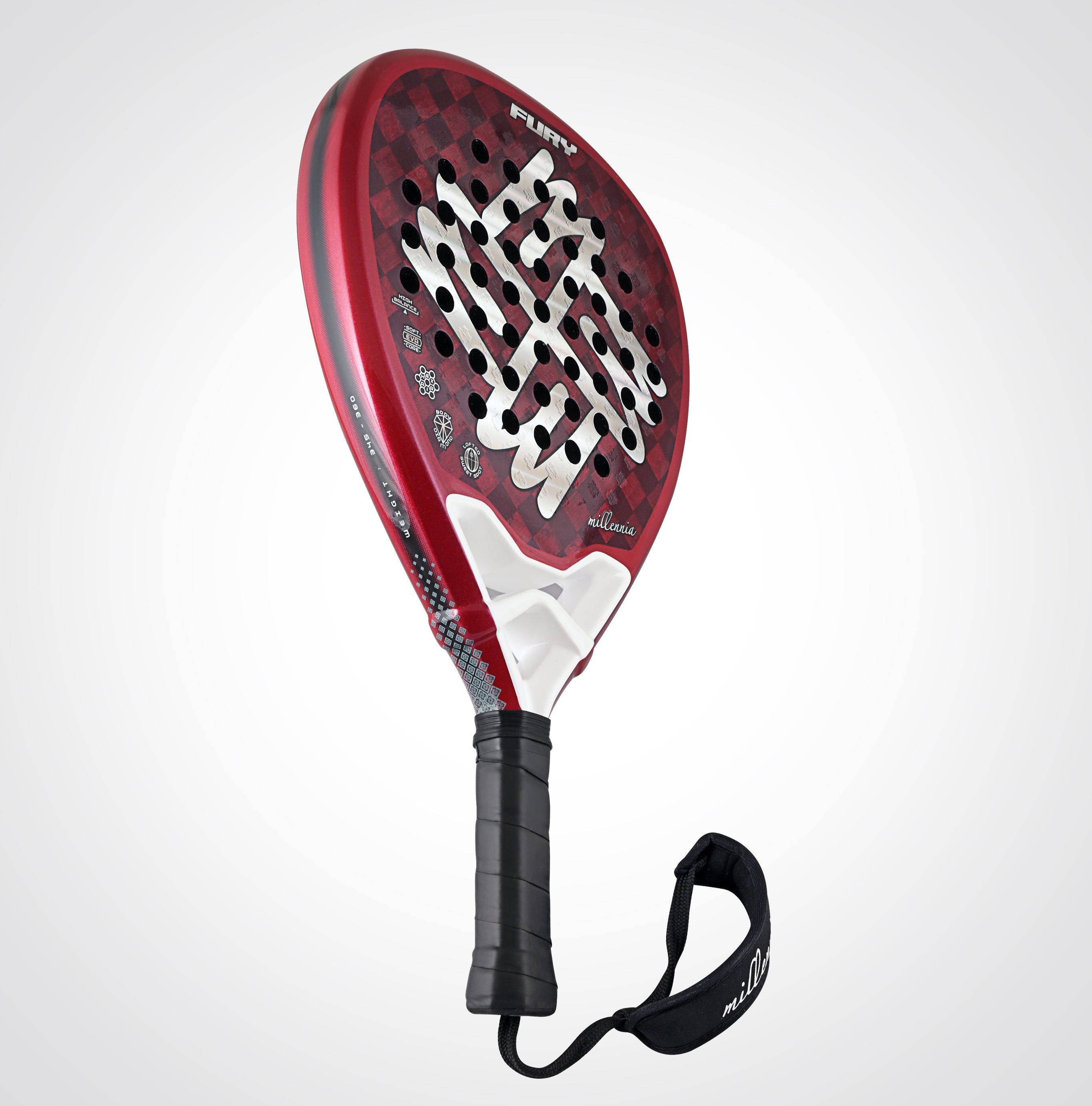 Fury Padel Rackets Red and black Buy Padel Racket Online in Pakistan